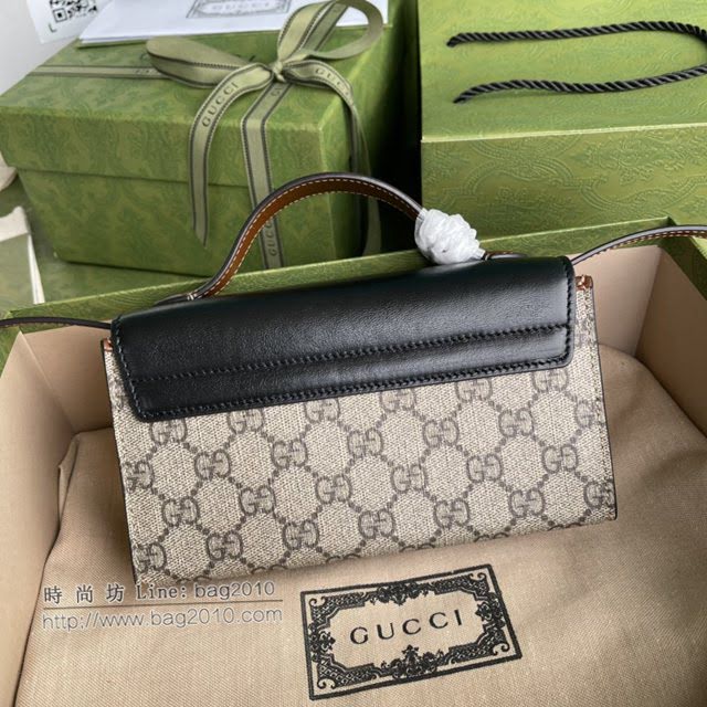 Gucci专柜新款女包, 古驰Padlock系列迷你手袋 Gucci手提肩背斜挎包 652683  gdj1611
